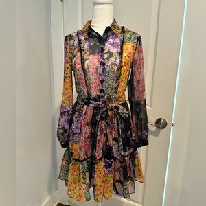Zara floral dress